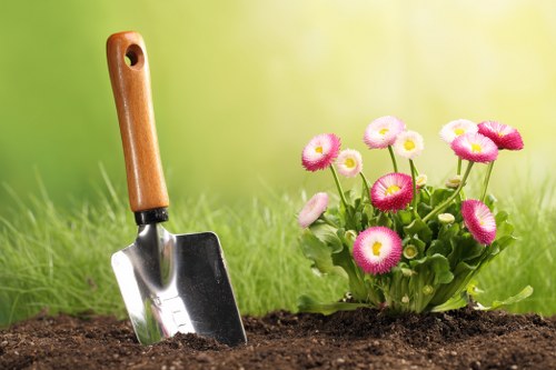 List of core garden services offered including decking, clearance and lawn care